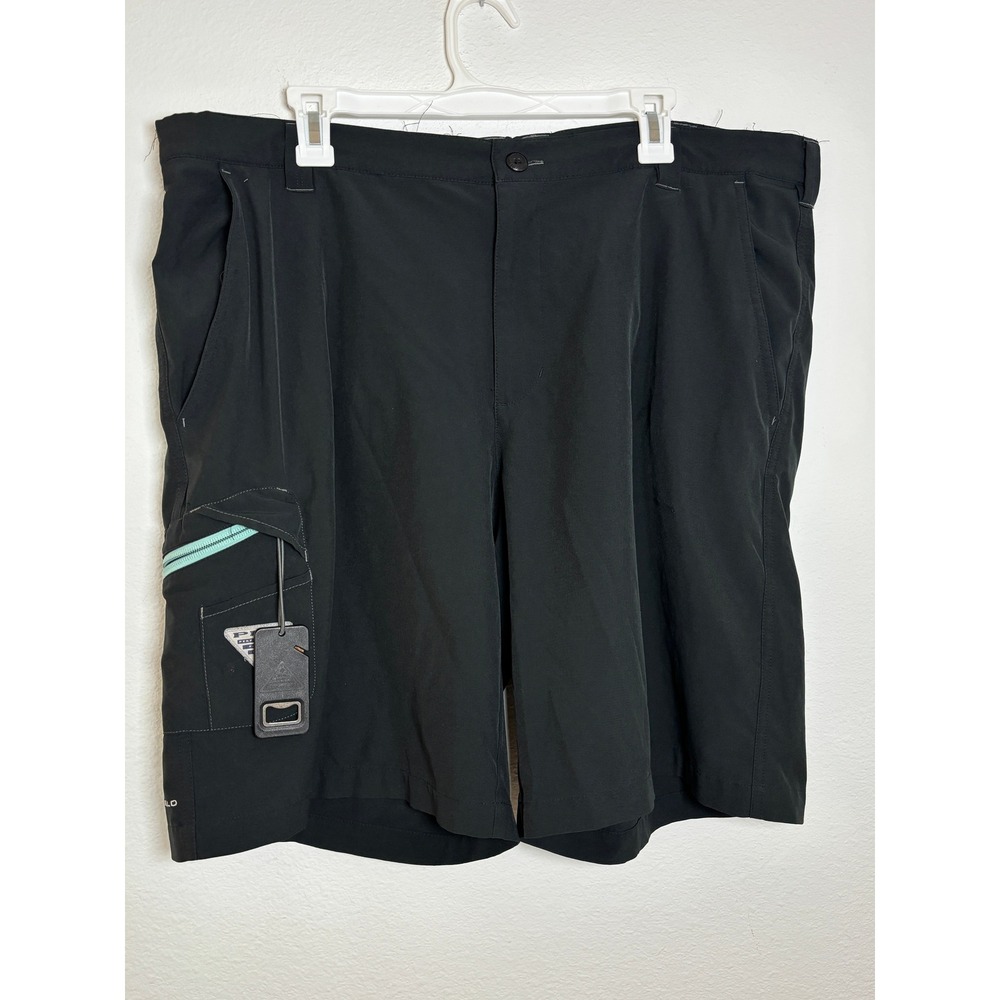 Columbia PFG Performance Fishing Gear Shorts Mens 40 Black Utility Cargo 10L